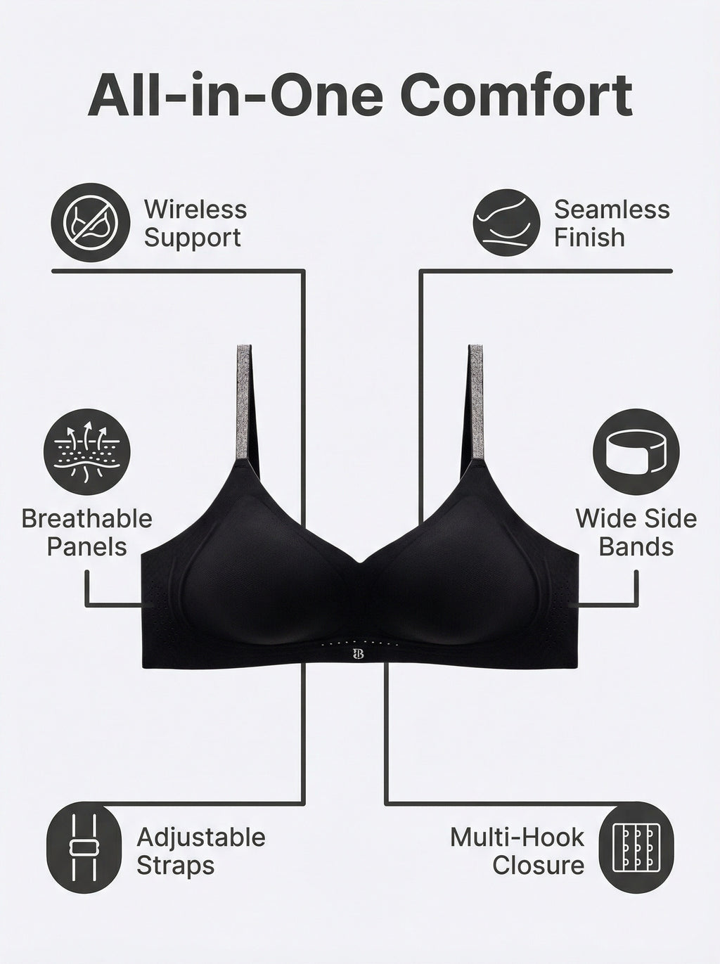 AirForm™ Sculpt Bra – Wireless Seamless Support