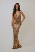 The Aurelia Sequin Maxi Dress
