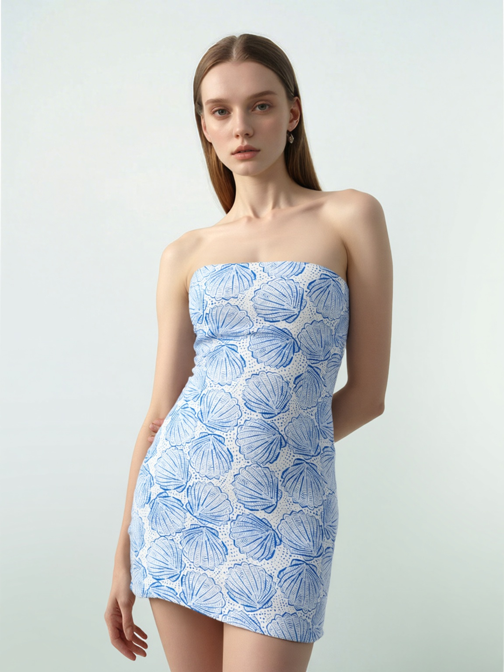 Aurelia Shell Mini Dress