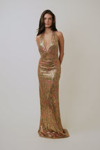The Aurelia Sequin Maxi Dress