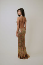 The Aurelia Sequin Maxi Dress
