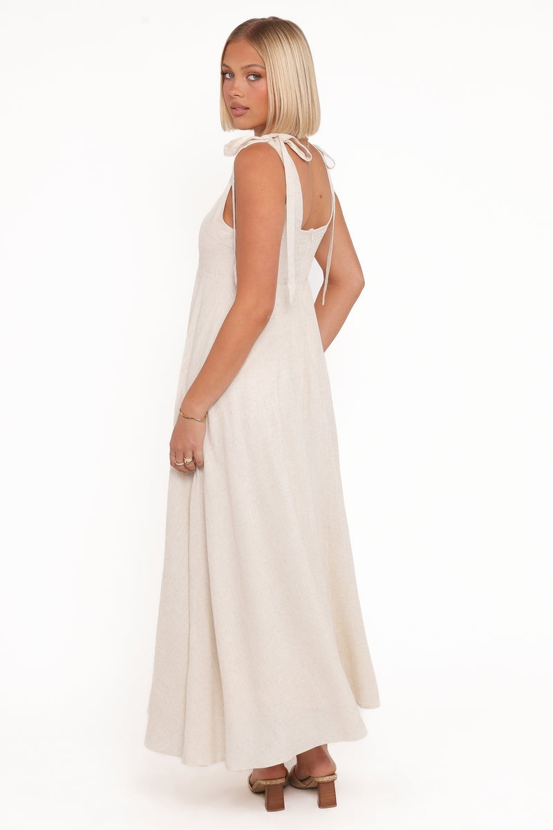 IntimaBay Tie Shoulder Maxi Dress