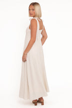 IntimaBay Tie Shoulder Maxi Dress
