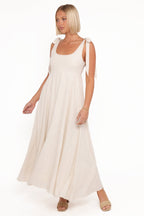 IntimaBay Tie Shoulder Maxi Dress