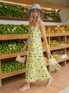 Limonetta Print Maxi Dress