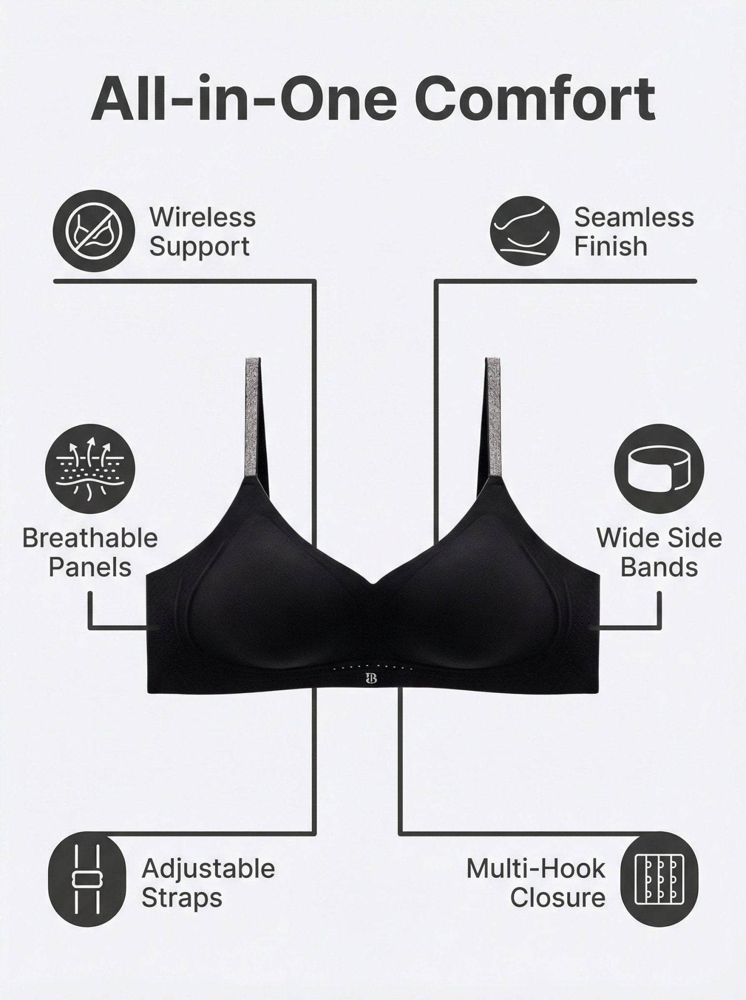 AirForm™ Sculpt Bra – Wireless Seamless Support - IntimaBay
