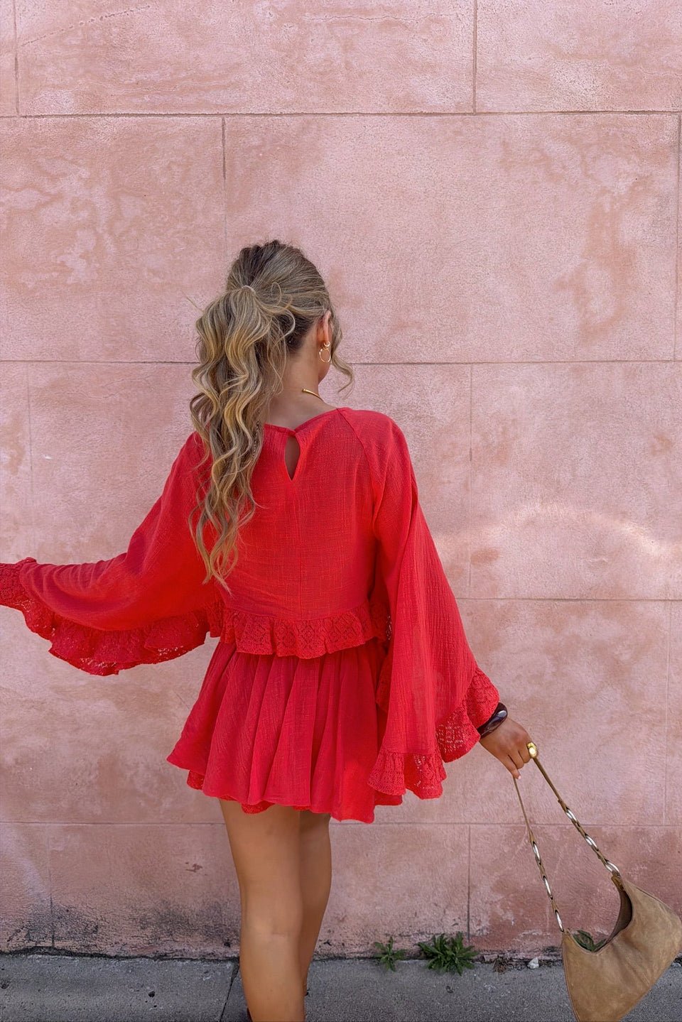 Boho Moment Coral Set - IntimaBay