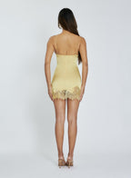 The Soleil Lace Slip Mini Dress