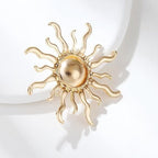 Golden Sun Brooch - IntimaBay