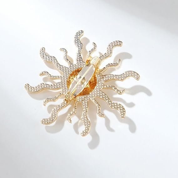 Golden Sun Brooch - IntimaBay