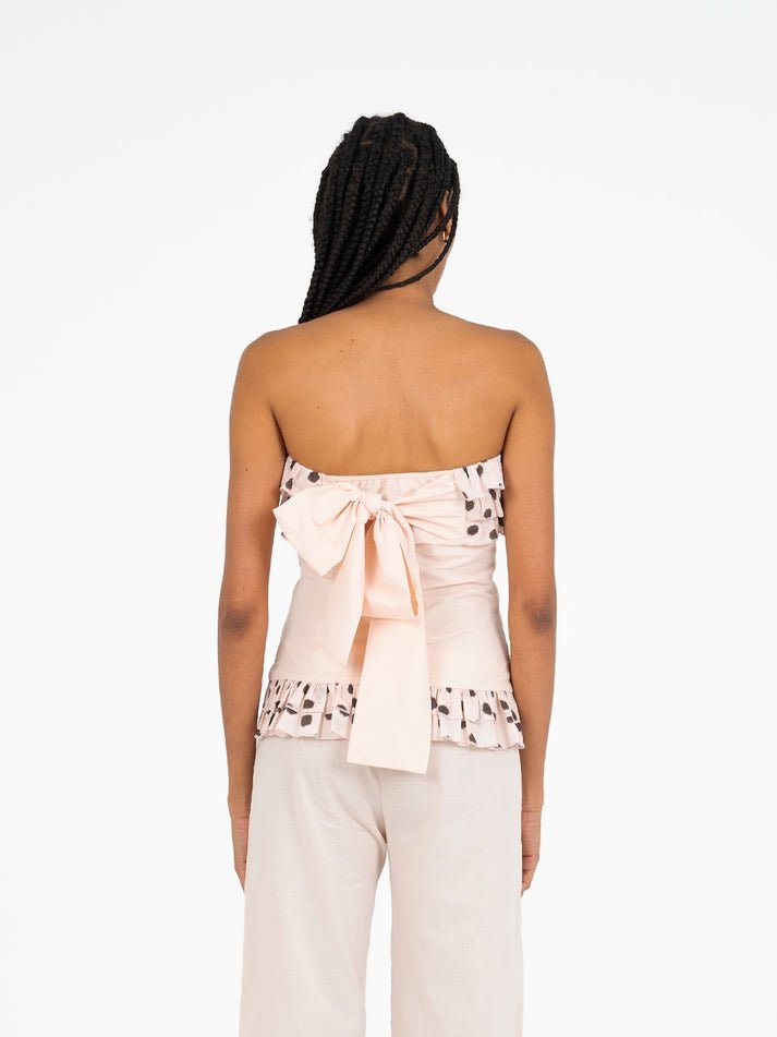 Polka Dot Ruffle Two - Piece Set - IntimaBay