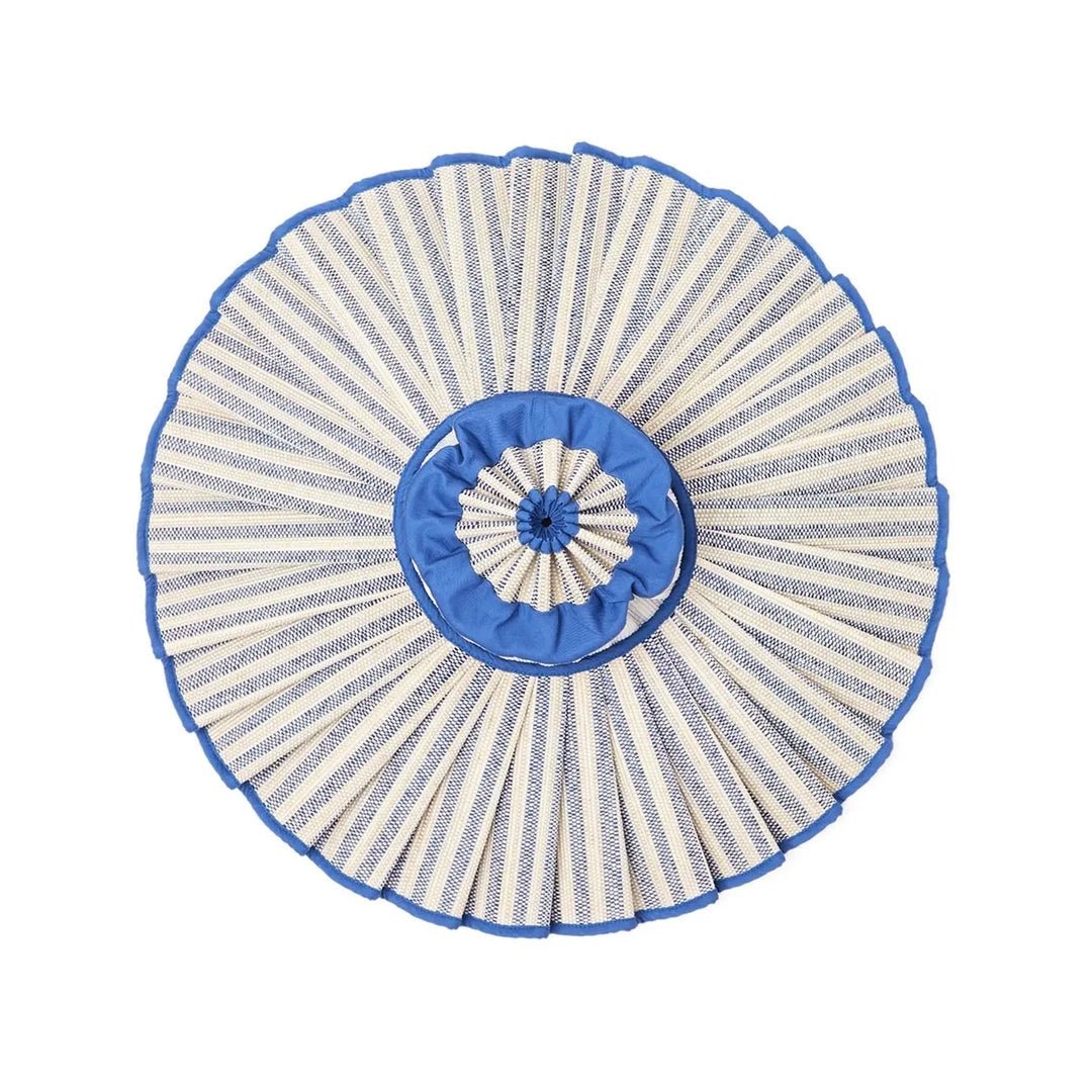 Solea Wavy Brim Sun Hat – Ocean Stripe - IntimaBay