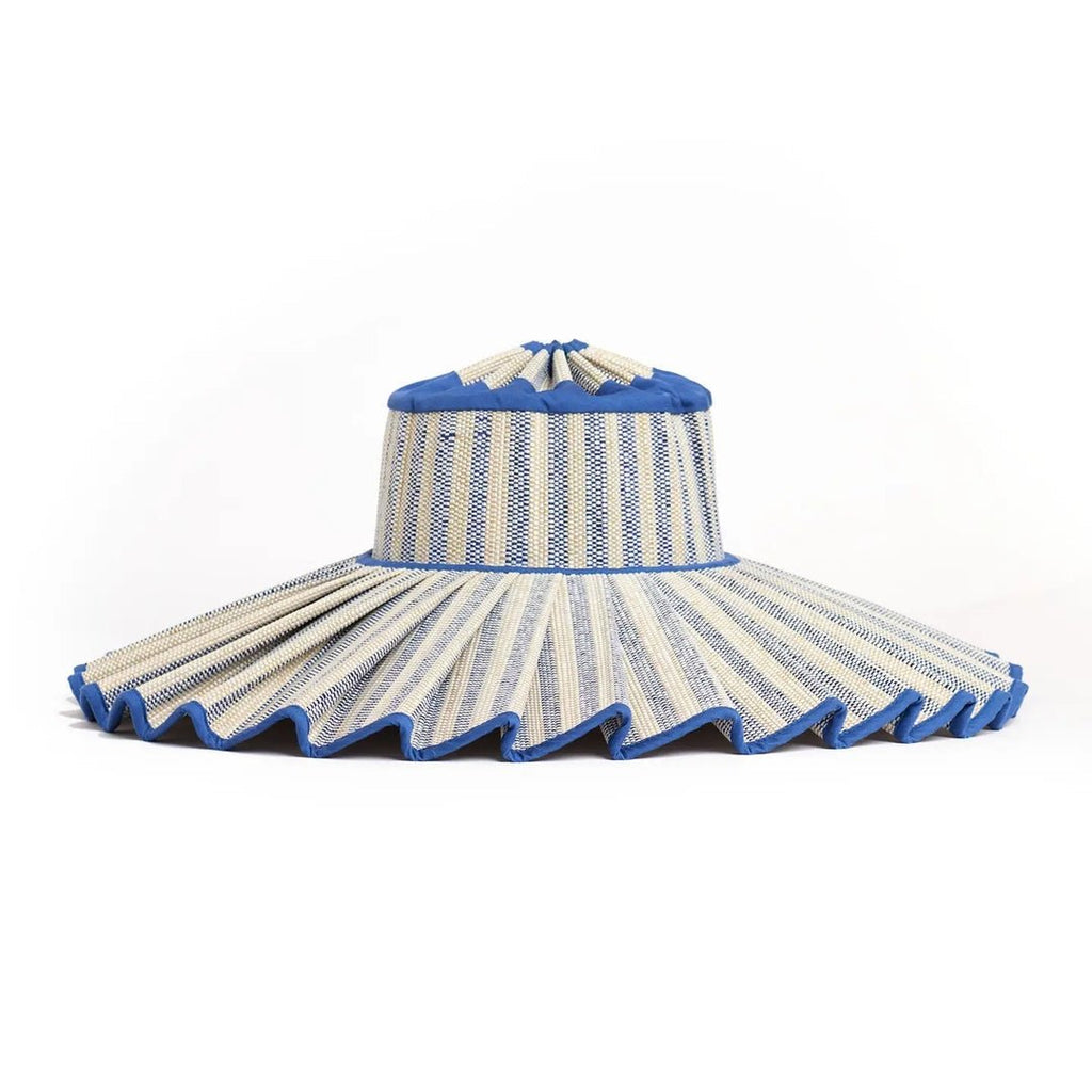 Solea Wavy Brim Sun Hat – Ocean Stripe - IntimaBay