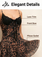 Wild Muse Leopard Mini Dress - IntimaBay